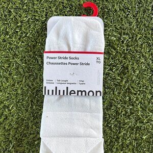 Unisex Power Stride Tab Socks (Updated) - White